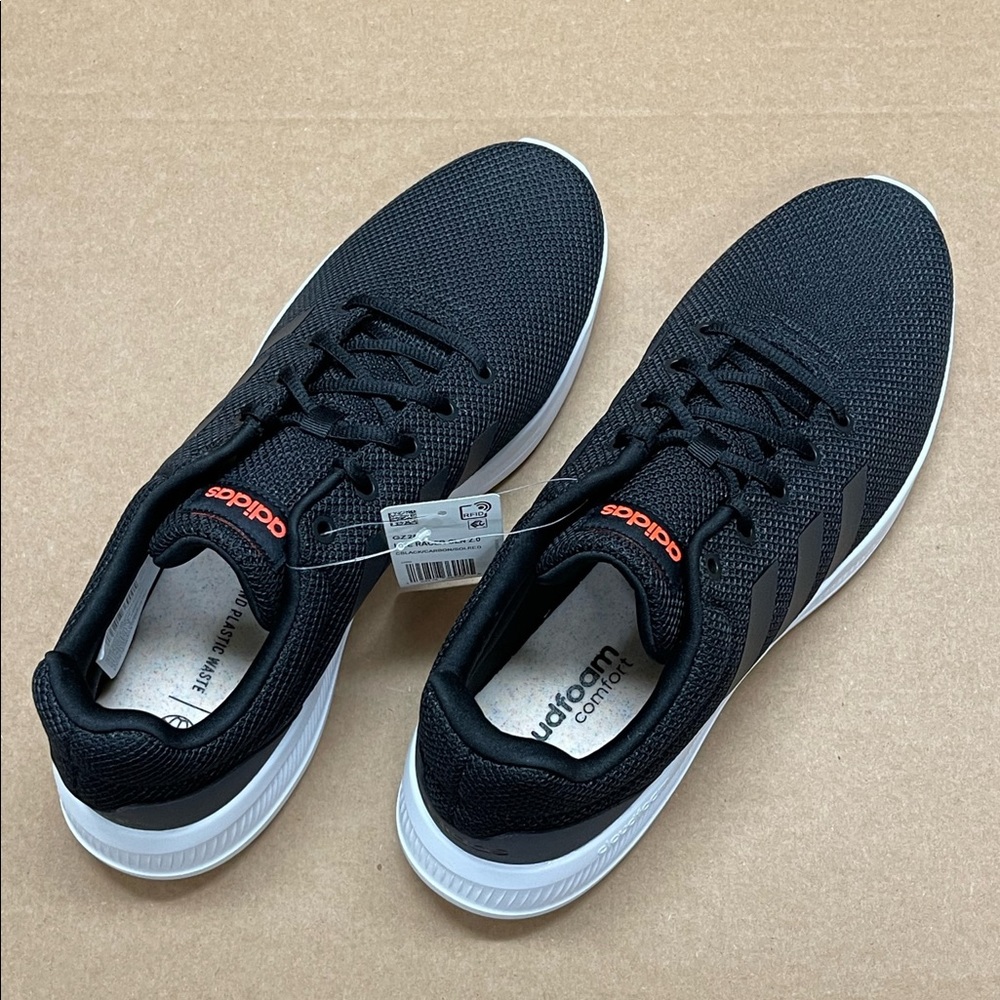 NEW - Men’s Adidas Lite Racer CLN 2.0 Running Shoes (black) - Picture 2 of 13